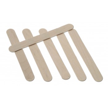 Spatola Cera Legno Spingi Lingua 100 pz Abbassalingua Monouso Ceretta