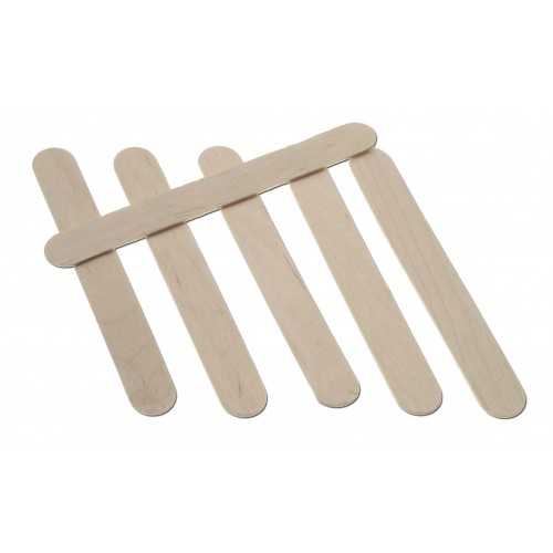 Spatola Cera Legno Spingi Lingua 100 pz Abbassalingua Monouso Ceretta