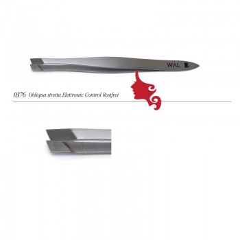 Pinzetta Sopracciglia Elettronic 376 Wal Solingen Taglio Obliquo