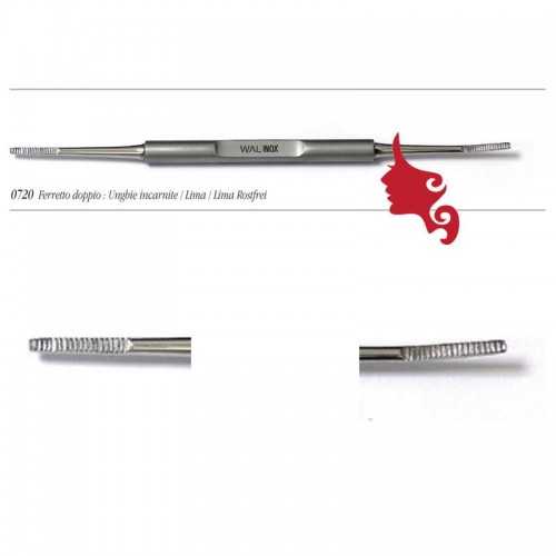 Lima a Punta Unghie Incarnite Acciaio 720 Wal Solingen