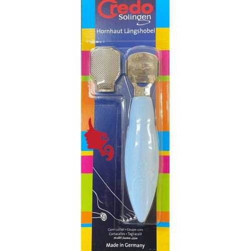 CREDO Rasoio Tagliacalli Manico in Plastica e Raspa Inclusa