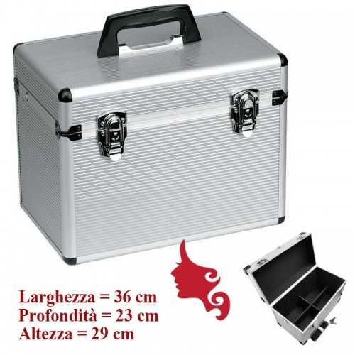 Valigia Beauty Case portattrezzi in Alluminio