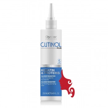 CUTINOL PLUS REBIRTH Keratin & Proteins Siero GLOSSY BOOSTER 250 ml Oyster