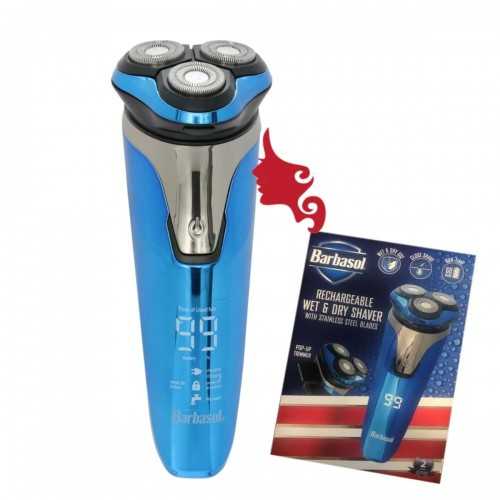 Rasoio Elettrico per barba BARBASOL tre testine rotanti