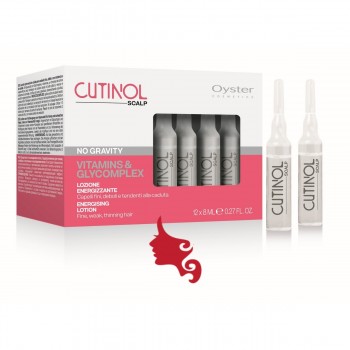 Cutinol Sculp Lotion NO GRAVITY 12 fiale Oyster Cosmetics Coadiuvante Anti-caduta