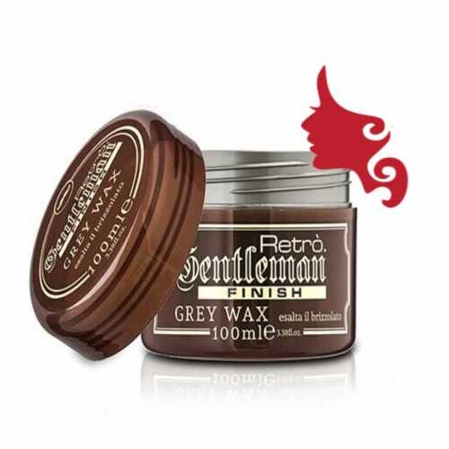 GENTLEMAN GREY Wax Cera Grigia 100 ml Retrò.