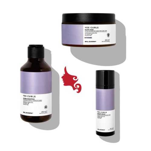 Essentials YES CURLS Promo Provo 3 pezzi Elgon Capelli Ricci Grossi