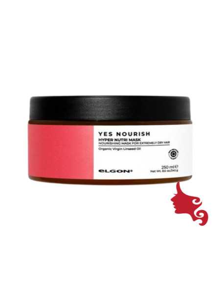 Essentials YES NOURISH Hyper Nutri MASK 250 ml Elgon Nutriente Capelli Secchi e Devitalizzati
