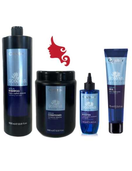 OCEANUS Green Lab KIT PROMO PROVA da Salone 4 pz Oyster Idratante Nutriente con Doppie Punte