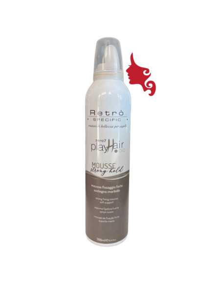 PLAY HAIR 07 MOUSSE Strong Hold Retrò.Specific 300 ml