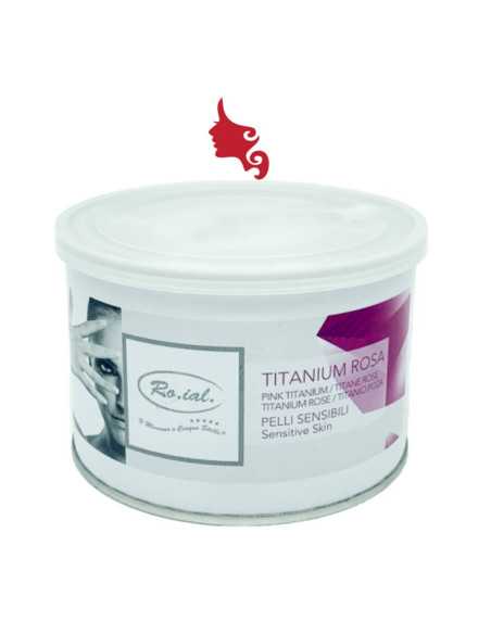 Ceretta Depilatoria TITANIUM ROSA 400 ml Roial Liposolubile