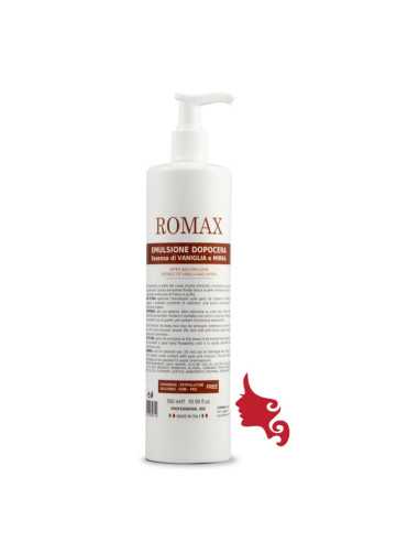 Emulsione Dopo cera Vaniglia e Mirra Romax 500 ml