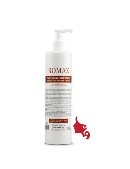 Emulsione Dopo cera Vaniglia e Mirra Romax 500 ml