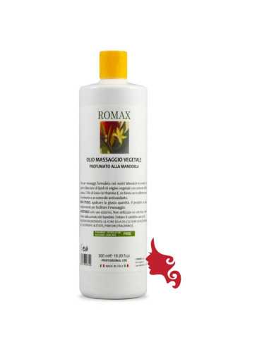 Olio VEGETALE profumazione MANDORLA da Massaggio Romax 500 ml