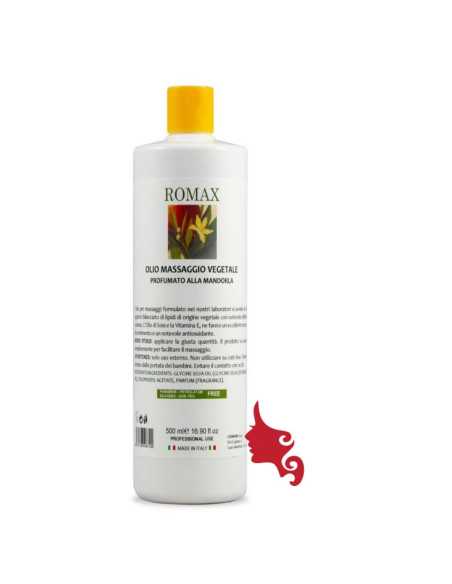 Olio VEGETALE profumazione MANDORLA da Massaggio Romax 500 ml