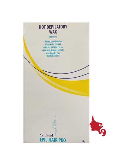 Ceretta Depilatoria SIBEL a caldo in Panetto 1 kg Gialla MIELE