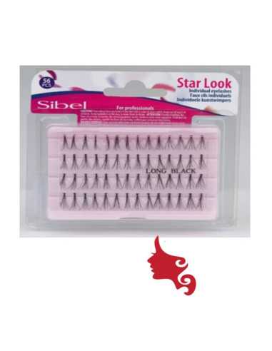 Ciglia finte STAR LOOK Long Black Sibel a Ciuffetti
