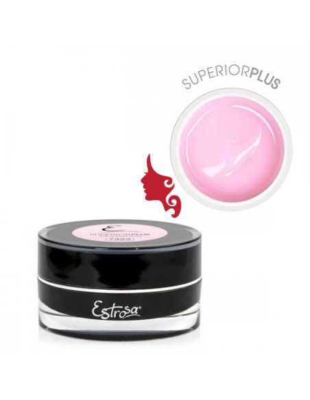 ESTROSA 7322 Gel MILKY PINK SUPERIOR PLUS 15 ml Monofasico Ricostruzione Unghie