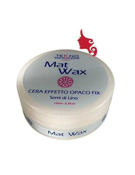 Matt Wax Cera per Capelli Opaca 100 ml Tekno Semi di Lino
