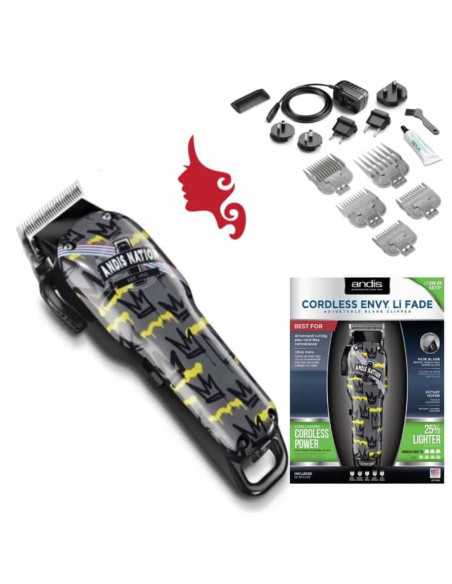 Tosatrice ANDIS Cordless US PRO FADE Li NATIONS Clipper Taglio da0000 a 000