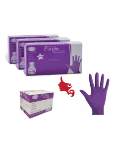 Guanti in NITRILE PURPLE 5 Stelle Roial