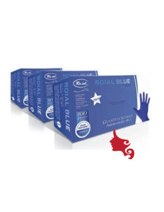 Guanti in NITRILE Blue 5 Stelle Roial 100 pz Professionale