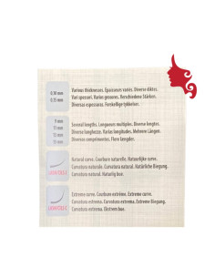 Ciglia Finte STAR LOOK Professional Sibel Extension di Seta 2