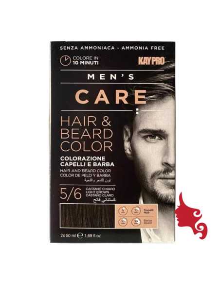 MEN'S CARE Colorazione Capelli e Barba 2x50 ml Kay Pro COLORE 5/6