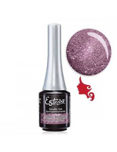 7894 SHINY BROWN glitter chrome
