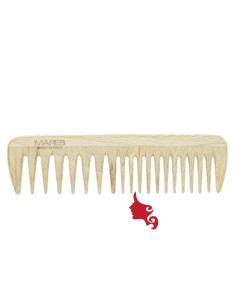 Pettine Legno di Faggio Rado Fitto Mareb