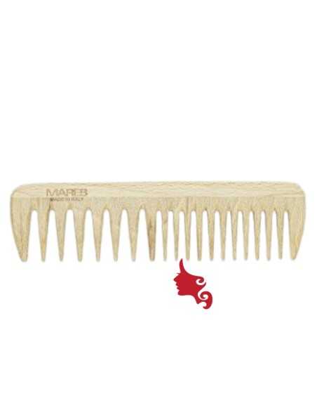 Pettine Legno di Faggio Rado Fitto Mareb
