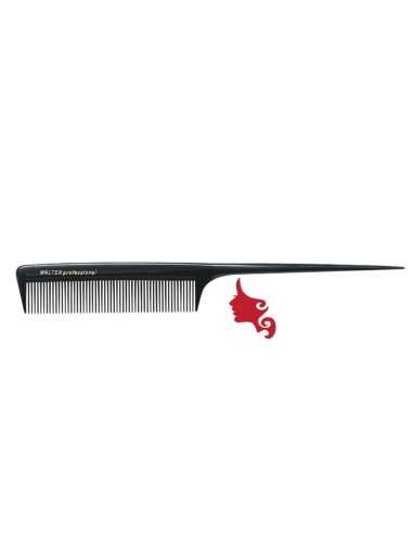 Pettine WALTER PROFESSIONAL Delrin Coda Sottile in Plastica 215 mm