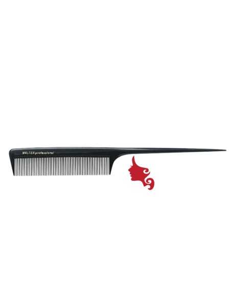 Pettine WALTER PROFESSIONAL Delrin Coda Sottile in Plastica 215 mm