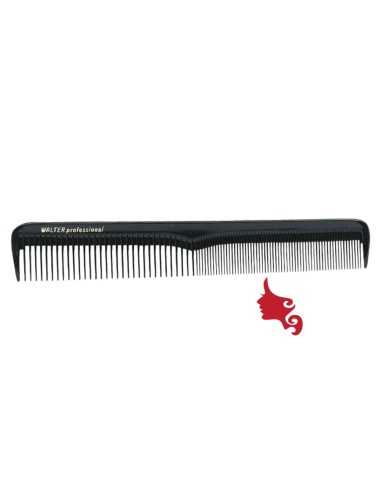 Pettine WALTER PROFESSIONAL Delrin Scuola Corto Rado Fitto Rado Fitto 190 mm