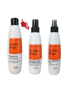 Kit SOLE & PISCINA System Majic Protezione Capelli Colorati e Anti-Cloro
