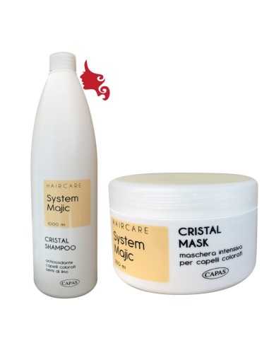 Kit Illuminante CRISTAL System Majic Shampoo 1L + Maschera 500ml