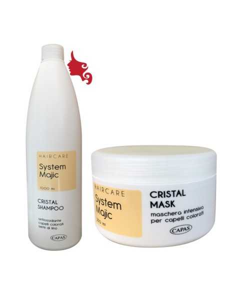 Kit Illuminante CRISTAL System Majic Shampoo 1L + Maschera 500ml