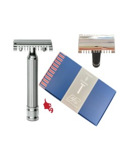 FATIP Rasoio Barba Il Grande Classic Cromato Pettine Aperto