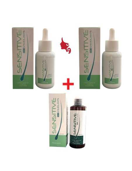 PROMO SENSITIVE 2 Lozione Anticaduta 100ml + Shampoo Sweet Cellule Staminali Vegetali