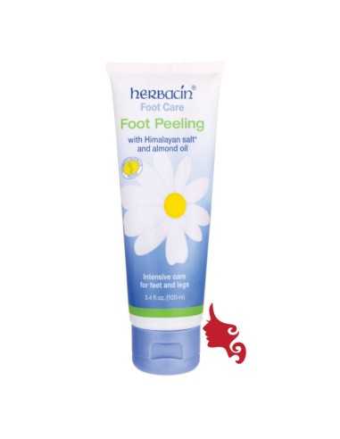 Foot Peeling Herbacin 100 ml Crema Scrub Esfoliante Piedi