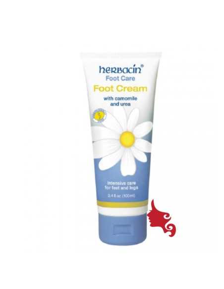 Foot Cream Herbacin 100 ml Crema Piedi Idratante e Rigenerante Profonda